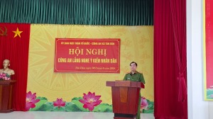 Hội nghị “Công an lắng nghe ý kiến nhân dân” năm 2024